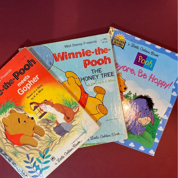 Little Golden Books Winnie the Pooh Lot of 3 - Picture 1 of 3